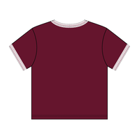 Lace Trim Baby Tee - The Collegiate Lineup