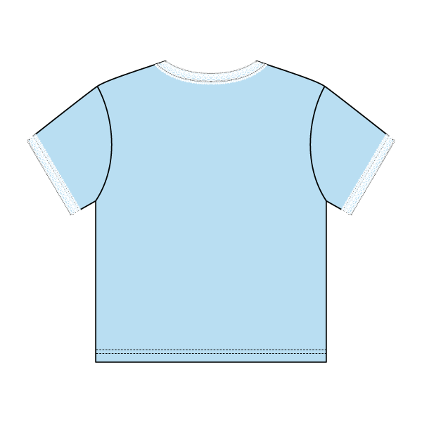 Lace Trim Baby Tee - The Collegiate Lineup