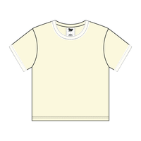 Lace Trim Baby Tee - The Collegiate Lineup