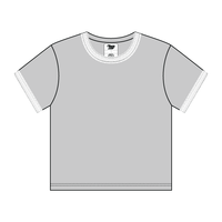 Lace Trim Baby Tee - The Collegiate Lineup