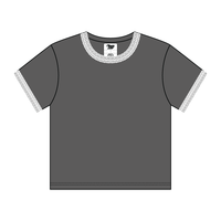 Lace Trim Baby Tee - The Collegiate Lineup
