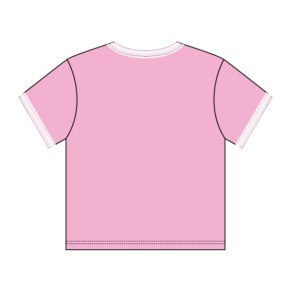 Lace Trim Baby Tee - The Collegiate Lineup