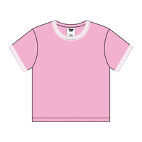 Lace Trim Baby Tee - The Collegiate Lineup