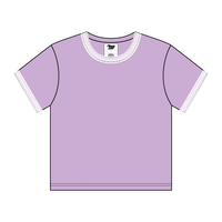 Lace Trim Baby Tee - The Collegiate Lineup