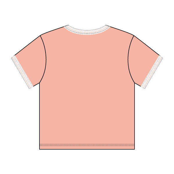 Lace Trim Baby Tee - The Collegiate Lineup