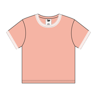 Lace Trim Baby Tee - The Collegiate Lineup