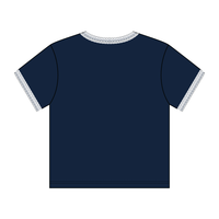 Lace Trim Baby Tee - The Collegiate Lineup