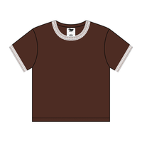 Lace Trim Baby Tee - The Collegiate Lineup