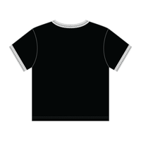 Lace Trim Baby Tee - The Collegiate Lineup
