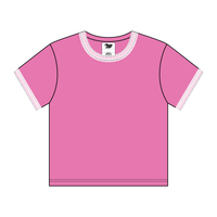 Lace Trim Baby Tee - The Collegiate Lineup