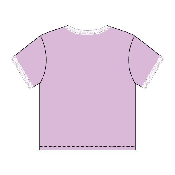 Lace Trim Baby Tee - The Collegiate Lineup