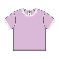Lace Trim Baby Tee - The Collegiate Lineup
