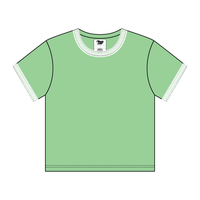 Lace Trim Baby Tee - The Collegiate Lineup
