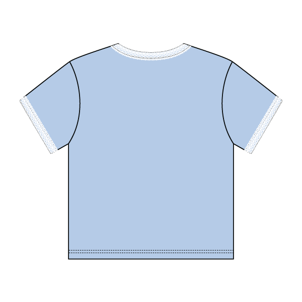 Lace Trim Baby Tee - The Collegiate Lineup
