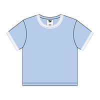 Lace Trim Baby Tee - The Collegiate Lineup