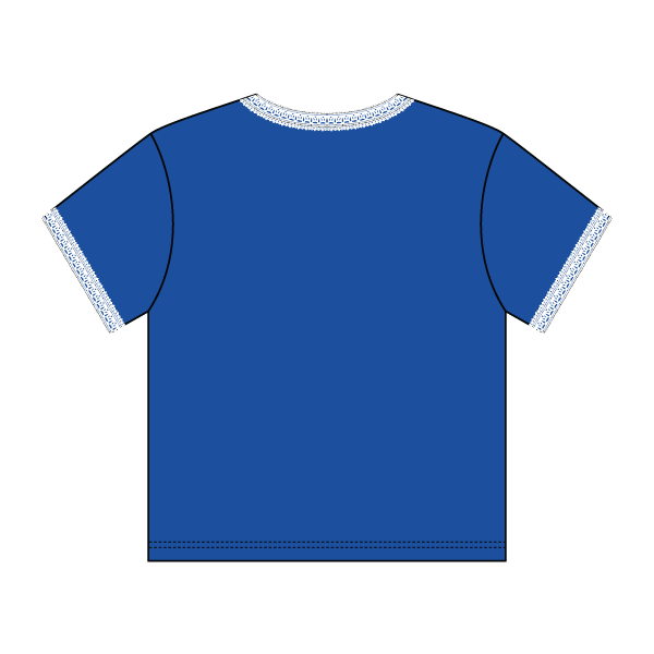 Lace Trim Baby Tee - The Collegiate Lineup
