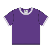 Lace Trim Baby Tee - The Collegiate Lineup