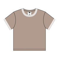 Lace Trim Baby Tee - The Collegiate Lineup