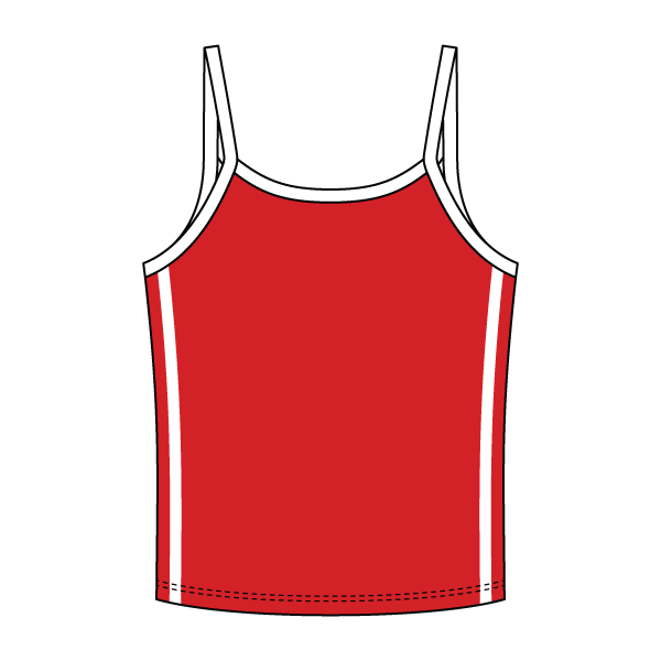 Ringer Tank with Spaghetti Straps