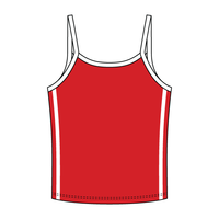 Ringer Tank with Spaghetti Straps
