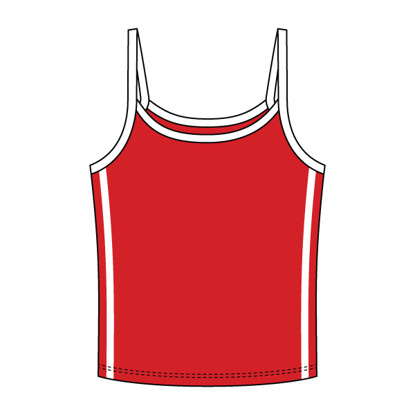 Ringer Tank with Spaghetti Straps