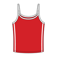 Ringer Tank with Spaghetti Straps
