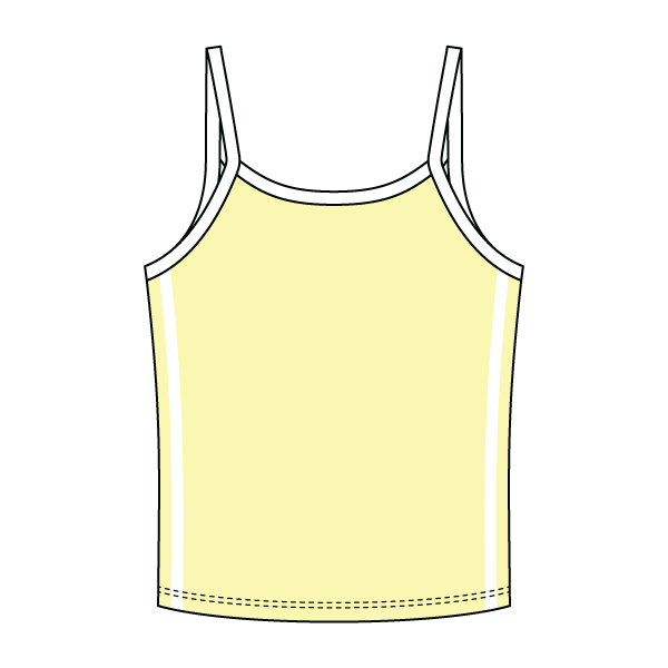 Ringer Tank with Spaghetti Straps