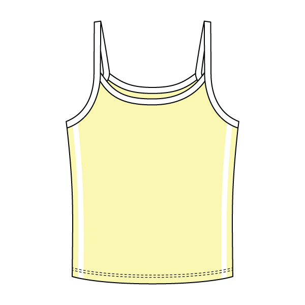 Ringer Tank with Spaghetti Straps