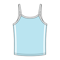Ringer Tank with Spaghetti Straps