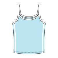 Ringer Tank with Spaghetti Straps