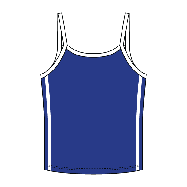 Ringer Tank with Spaghetti Straps