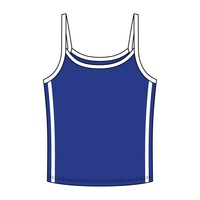 Ringer Tank with Spaghetti Straps