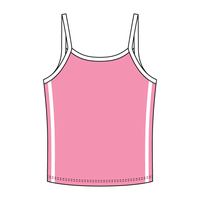 Ringer Tank with Spaghetti Straps