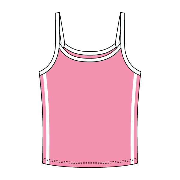 Ringer Tank with Spaghetti Straps
