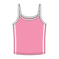 Ringer Tank with Spaghetti Straps