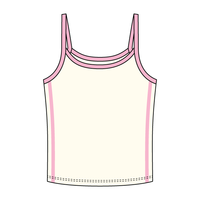 Ringer Tank with Spaghetti Straps