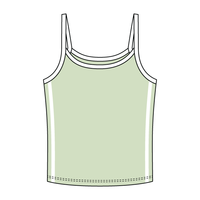 Ringer Tank with Spaghetti Straps