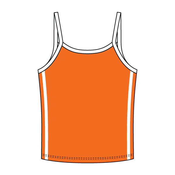 Ringer Tank with Spaghetti Straps