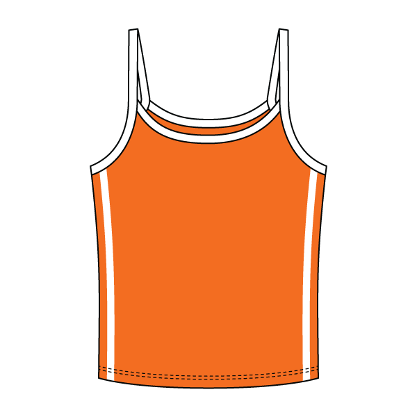 Ringer Tank with Spaghetti Straps