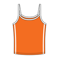 Ringer Tank with Spaghetti Straps
