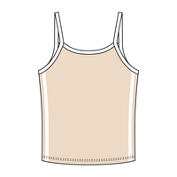 Ringer Tank with Spaghetti Straps