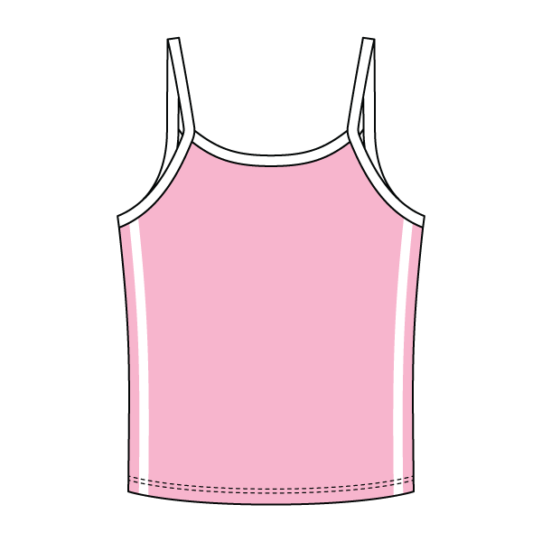 Ringer Tank with Spaghetti Straps