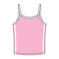 Ringer Tank with Spaghetti Straps