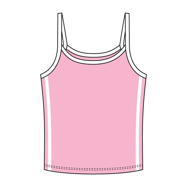 Ringer Tank with Spaghetti Straps