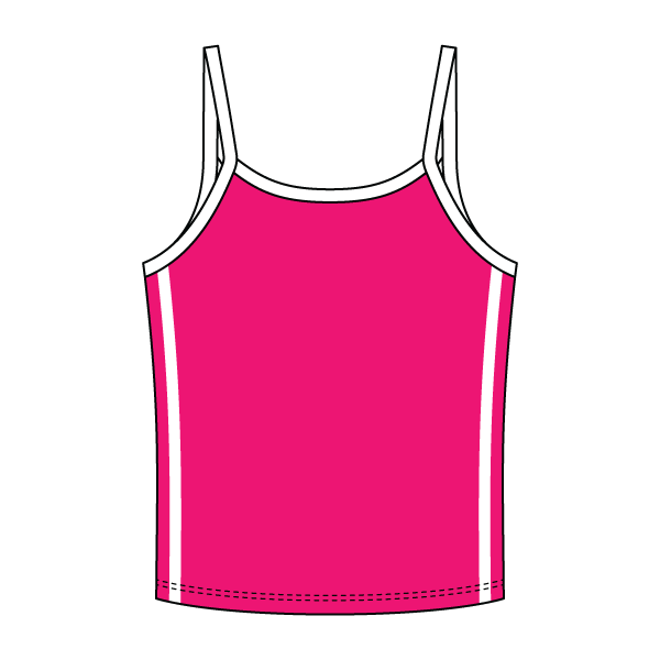 Ringer Tank with Spaghetti Straps