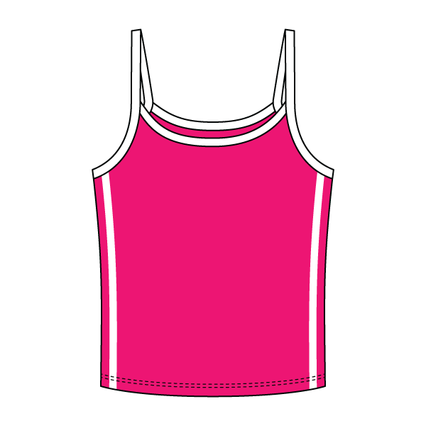 Ringer Tank with Spaghetti Straps