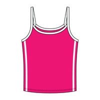 Ringer Tank with Spaghetti Straps