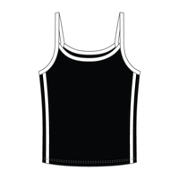 Ringer Tank with Spaghetti Straps