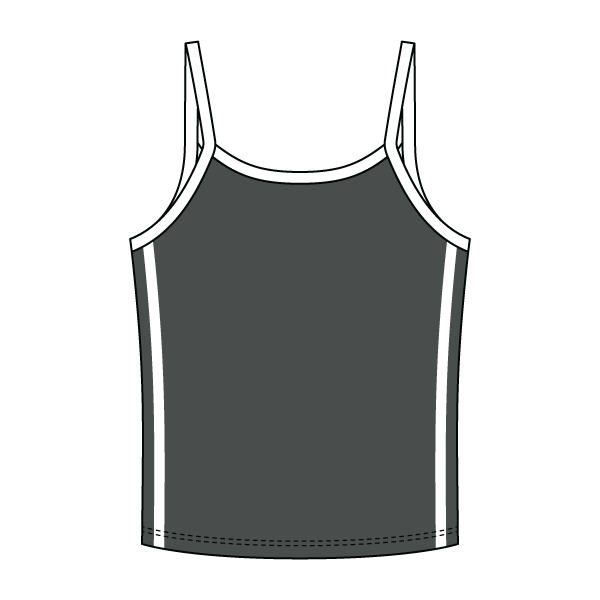 Ringer Tank with Spaghetti Straps