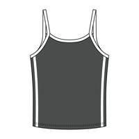 Ringer Tank with Spaghetti Straps